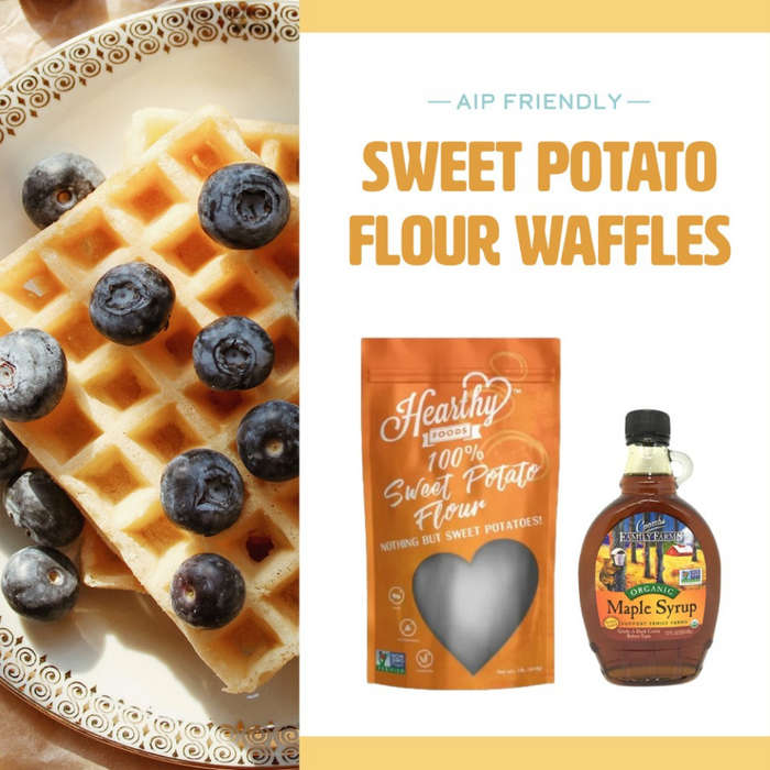Hearthy Apple Sweet Potato Waffles